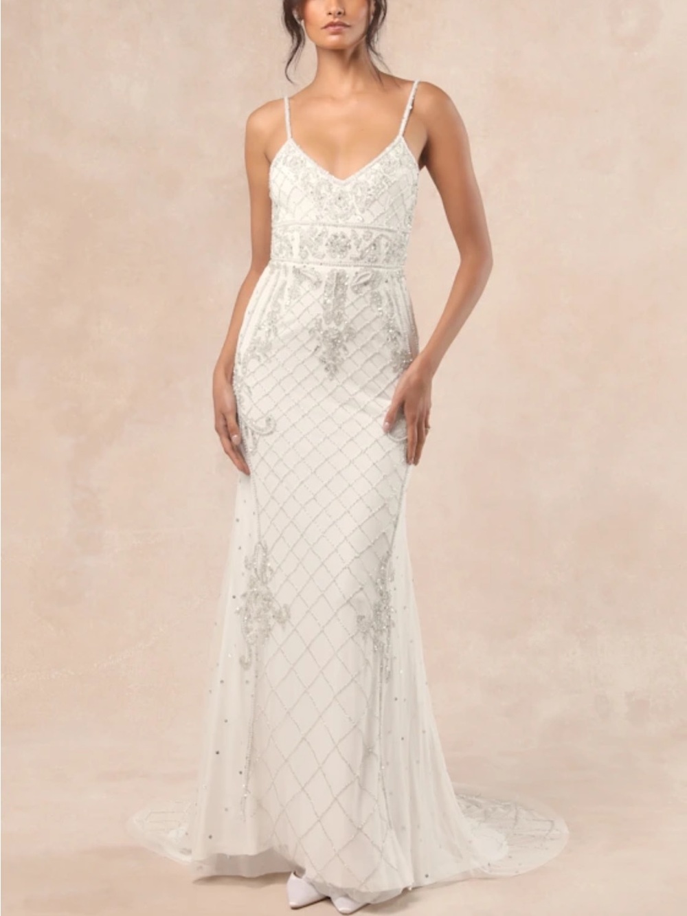 beaded Wedding gown
